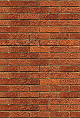 Image showing Seamless Red Brick Wall 