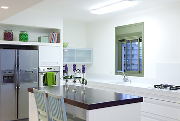 Image showing New kitchen in a modern home