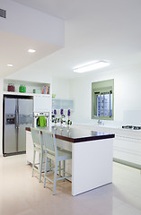 Image showing New kitchen in a modern home