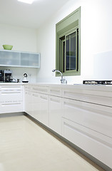 Image showing New kitchen in a modern home