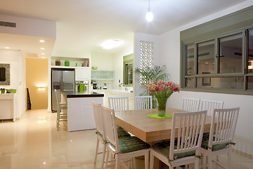 Image showing New kitchen in a modern home