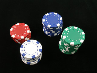 Image showing Poker chips