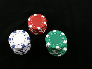 Image showing Poker chips