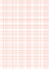 Image showing graph paper a4 sheet red