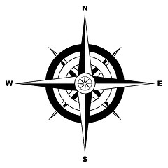 Image showing Simple compass