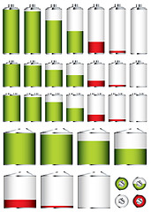 Image showing battery collection sizes