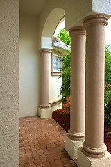 Image showing arch and columns