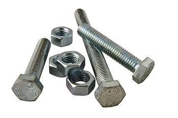 Image showing Bolts and nuts
