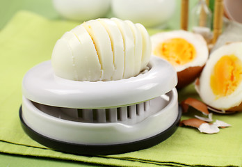 Image showing Sliced Egg