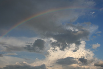 Image showing Sky with a Rainbow