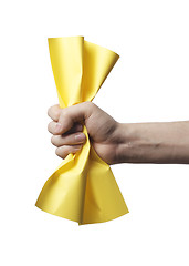 Image showing Yellow paper