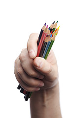 Image showing Colored pencils