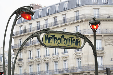 Image showing Paris Metro