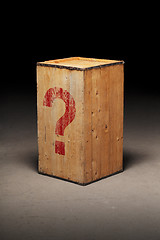 Image showing Mysterious crate