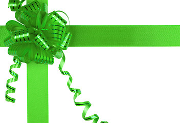 Image showing green ribbon