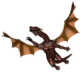 Image showing Fire dragon