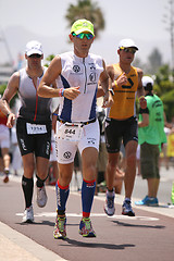 Image showing Runner in ironman