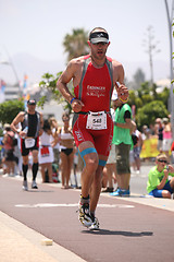 Image showing Runner in ironman