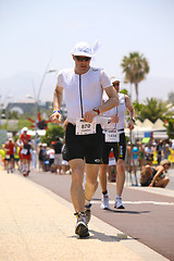 Image showing Runner in ironman