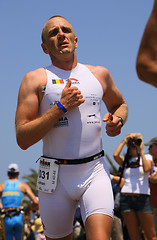 Image showing Runner in ironman 