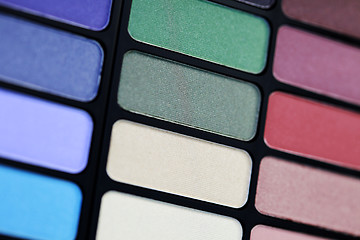 Image showing eyeshadows