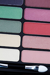 Image showing eyeshadows