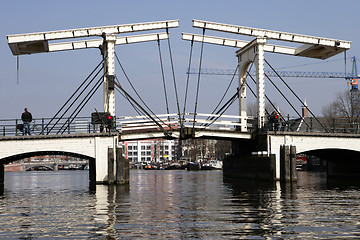 Image showing DrawBridge Of Amsterdam