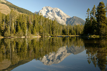 Image showing Grand Teton Wilderness Reflective