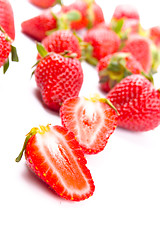 Image showing fresh strawberries 