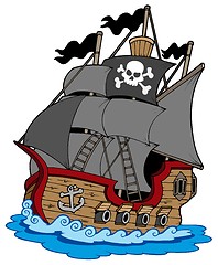 Image showing Pirate vessel