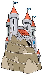 Image showing Castle on hill