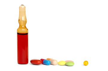 Image showing Pills and Injection
