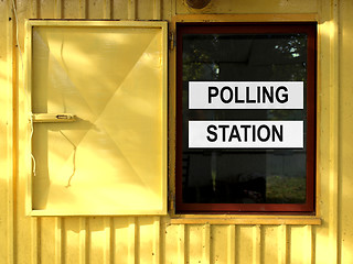 Image showing Polling station