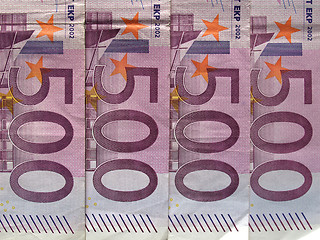 Image showing Euro note