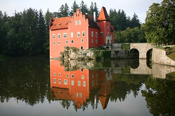 Image showing The red water chateau in the the Czech republic - Cervena Lhota