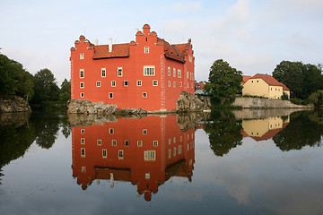 Image showing The red water chateau in the the Czech republic - Cervena Lhota