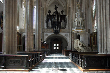 Image showing Interior of bohemian katholic church