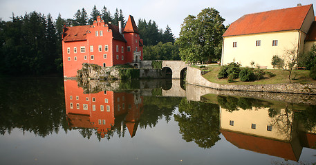 Image showing The red water chateau in the the Czech republic - Cervena Lhota