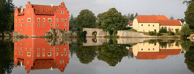 Image showing The red water chateau in the the Czech republic - Cervena Lhota