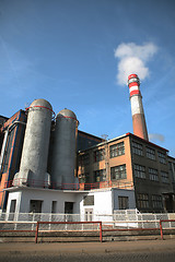 Image showing Factory chimney