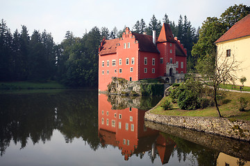 Image showing The red water chateau in the the Czech republic - Cervena Lhota