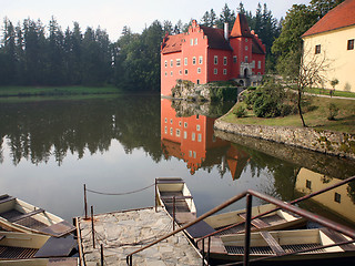 Image showing The red water chateau in the the Czech republic - Cervena Lhota