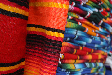 Image showing Colorful details of market in San Cristobal de las Casas