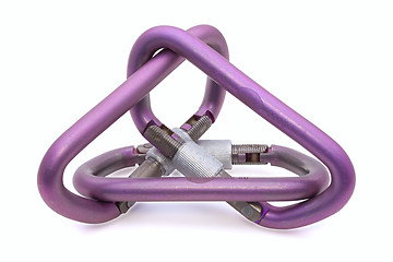 Image showing Three Carabiners Figure 1 isolated