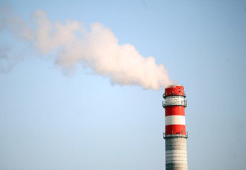 Image showing Factory chimney