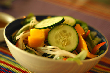 Image showing healthy green salad