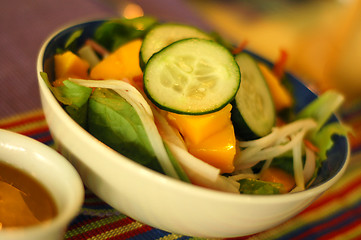 Image showing healthy green salad