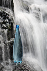 Image showing Mineral water in waterfalls