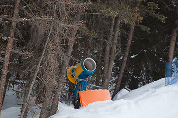 Image showing Snow cannon