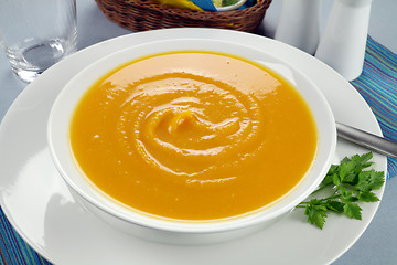 Image showing Hearty Pumpkin Soup